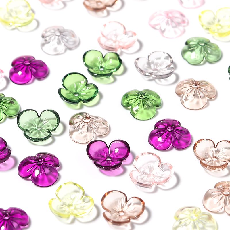 Resin Craft Projects - 20 stks/partij Transparante Hars Bloemblaadje Kralen
