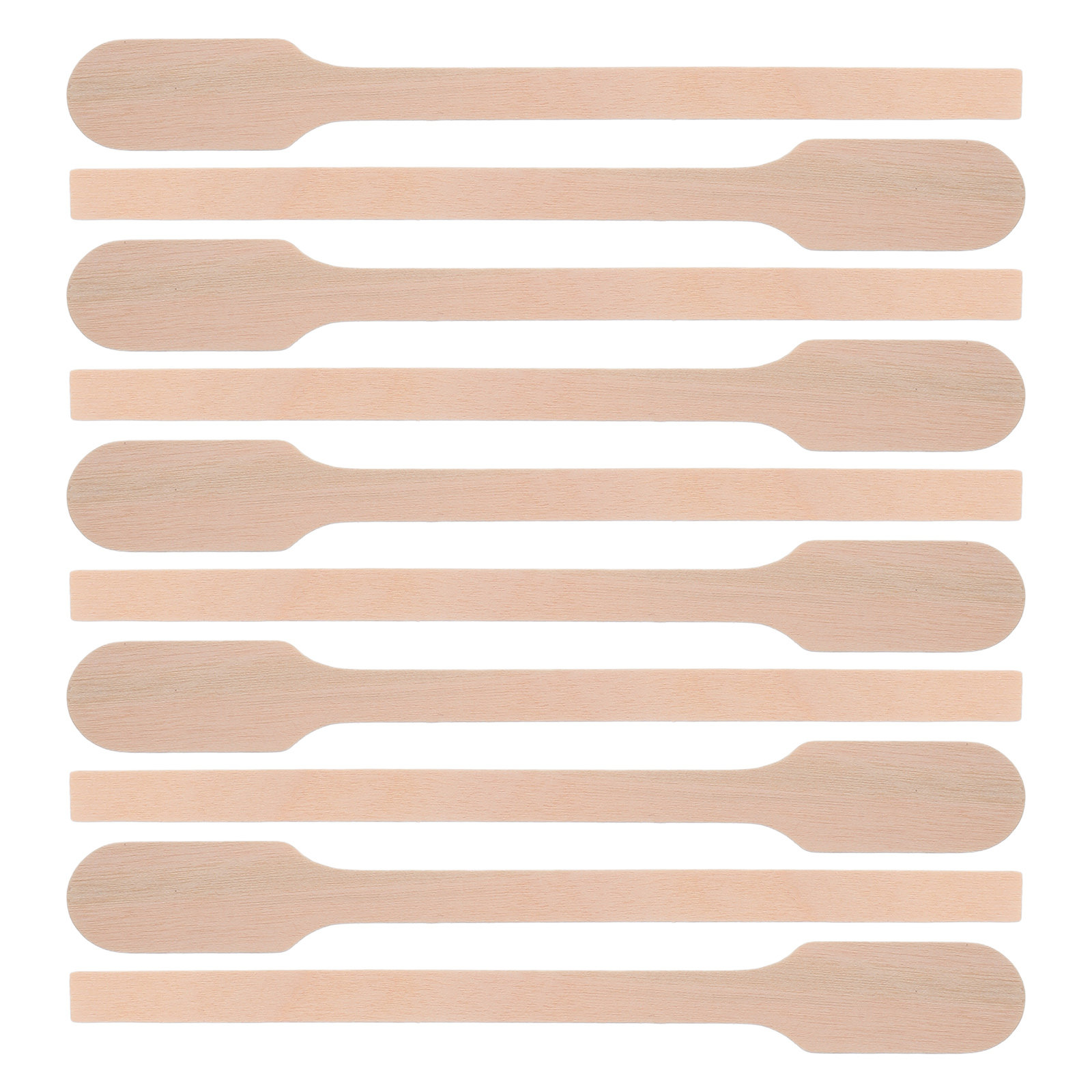 Resin Craft Material - 200 stuks houten verfroerstokjes 5 inch