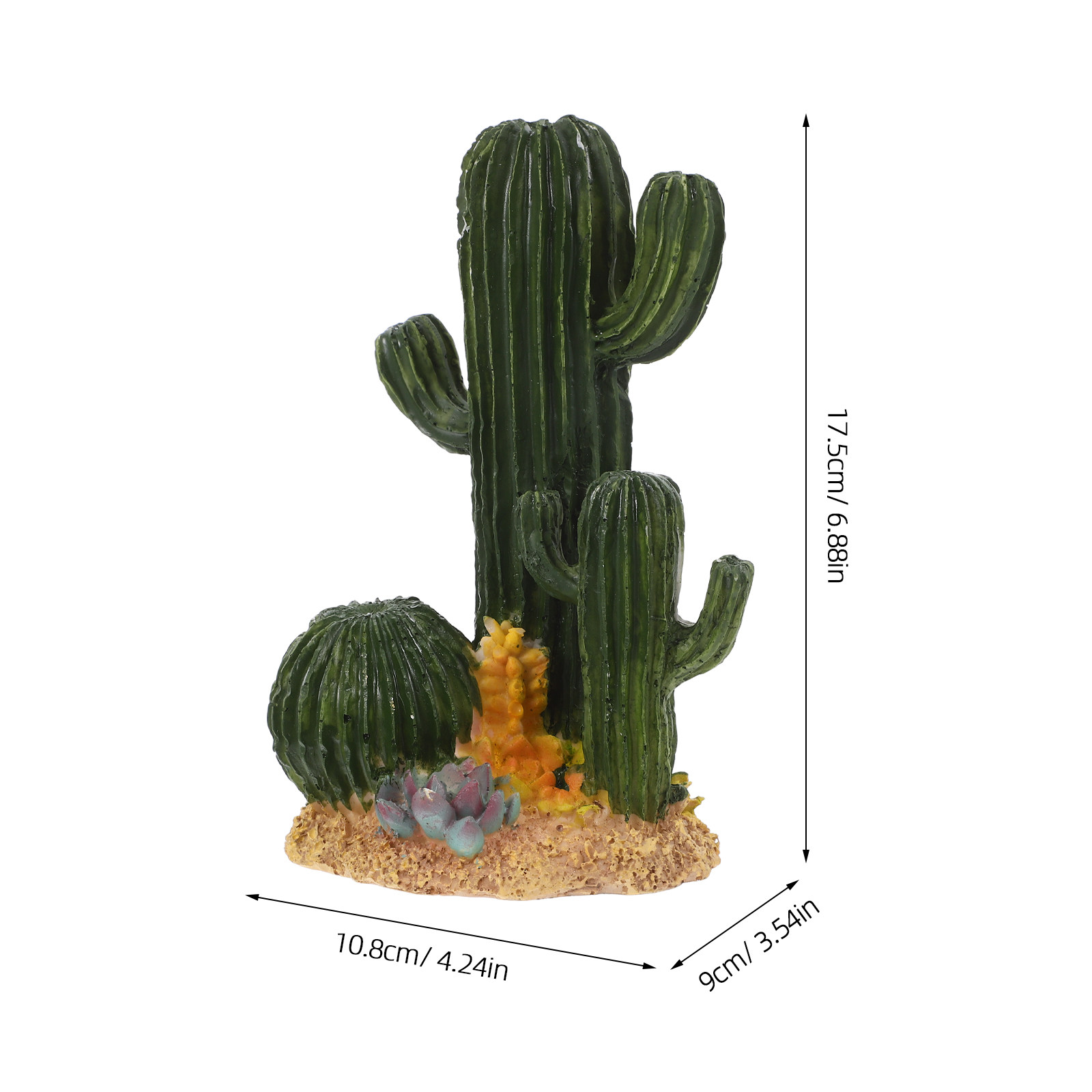 Kunstmatige cactusplant, grote - Terrarium Moss Art recensie en prijs