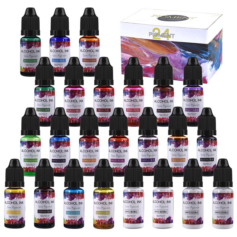 24 Kleur/Set 10Ml Hars Pigment - Resin Dye Alcohol recensie en prijs