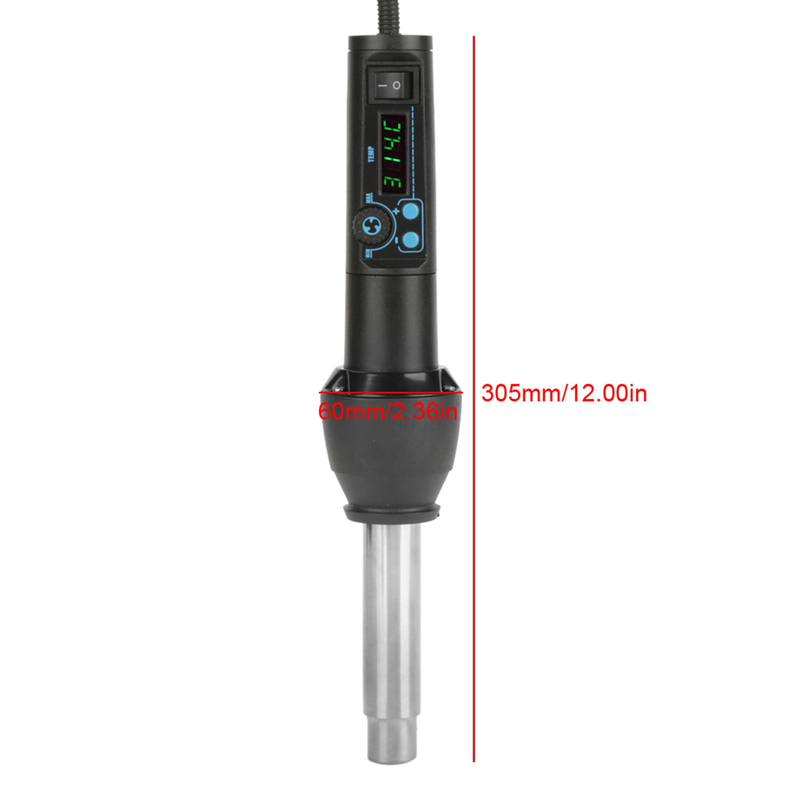 8858-I / 650W LED digitaal dis - Heat Gun Small recensie en prijs