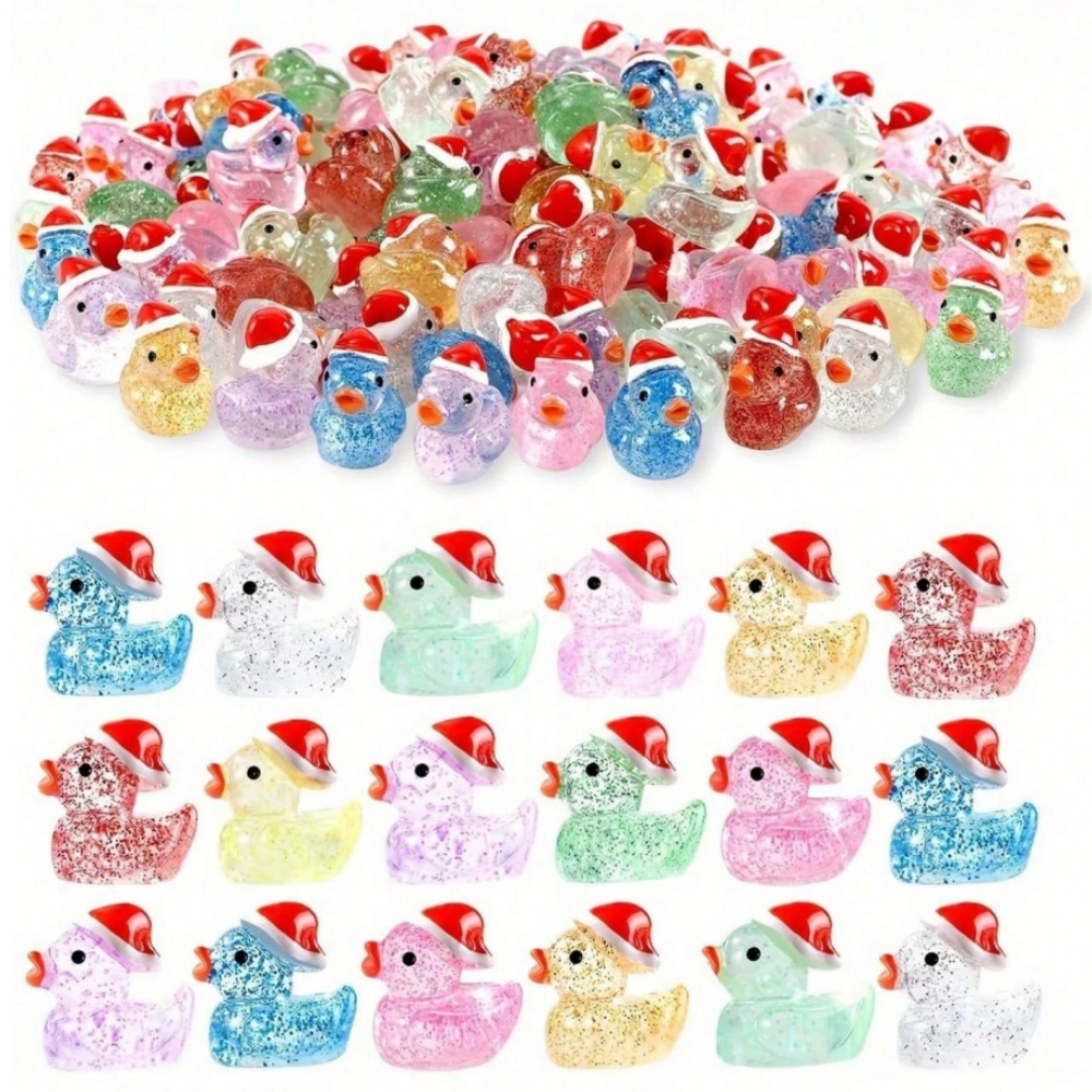 50-delige Kerst-eendjes cadeau - Resin Glitter Pack recensie en prijs