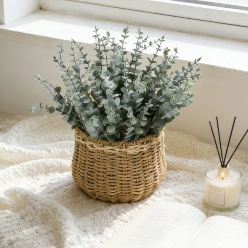 Kunstmatige eucalyptusbladboek - Terrarium Moss Art recensie en prijs