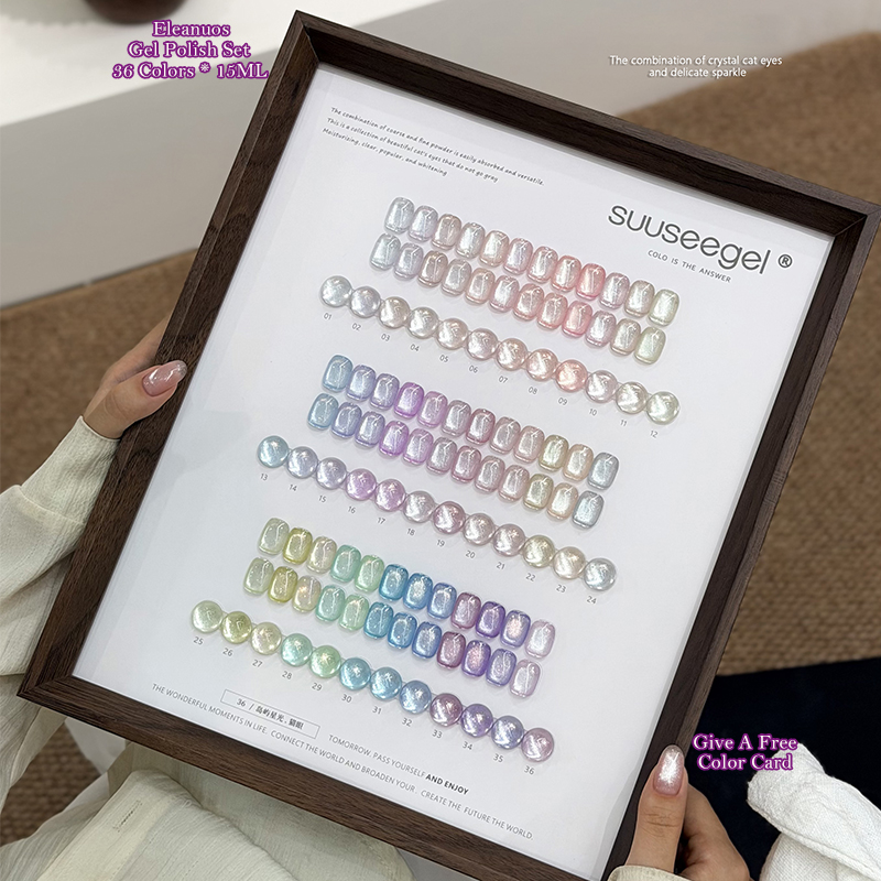 36 Kleuren Cat Eye Gel Polish  - Resin Glitter Pack recensie en prijs