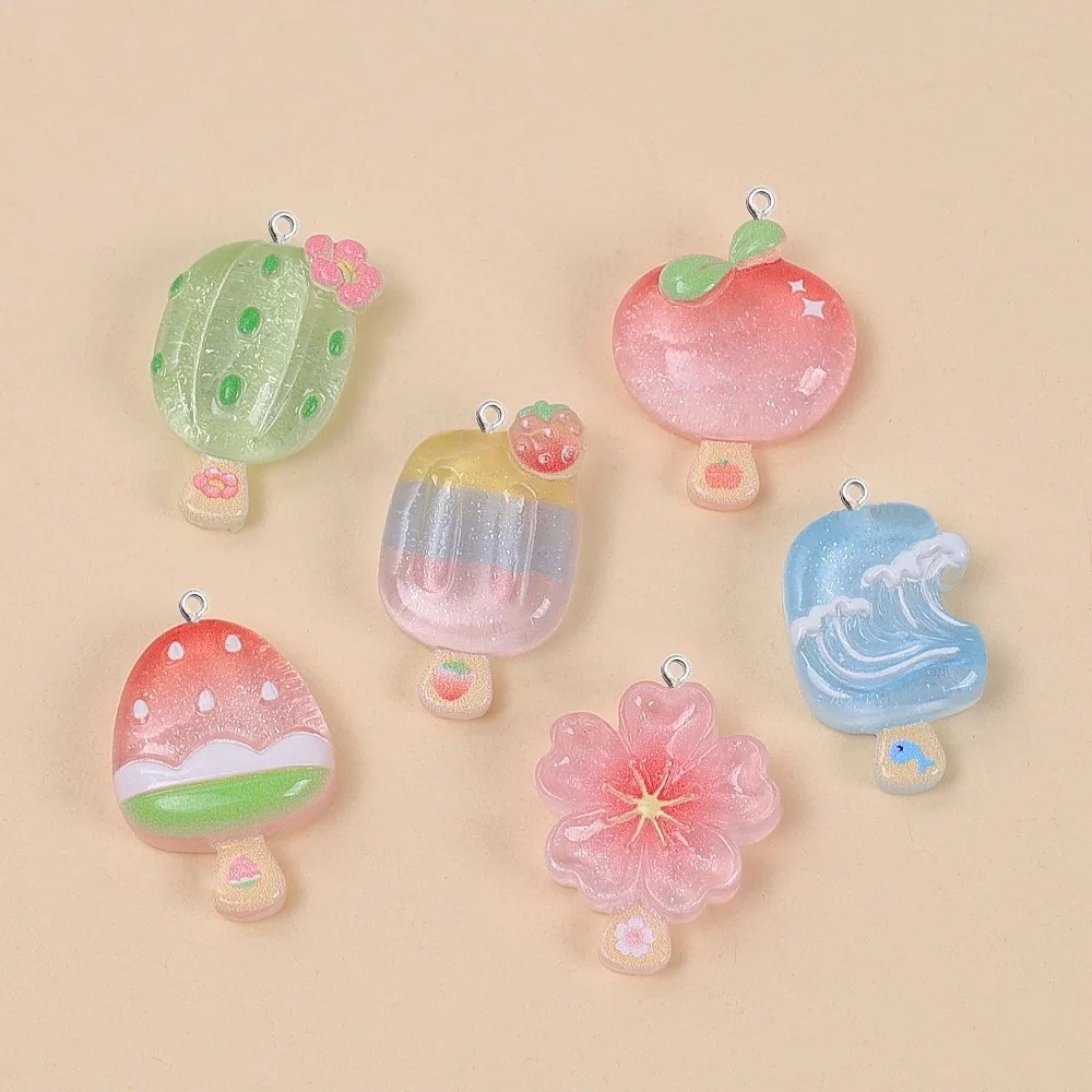 10 stuks Kawaii zomer ijslolly - Resin Craft Material recensie en prijs