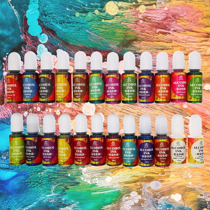 24 Kleur 10Ml Art Inkt Alcohol - Resin Dye Alcohol recensie en prijs
