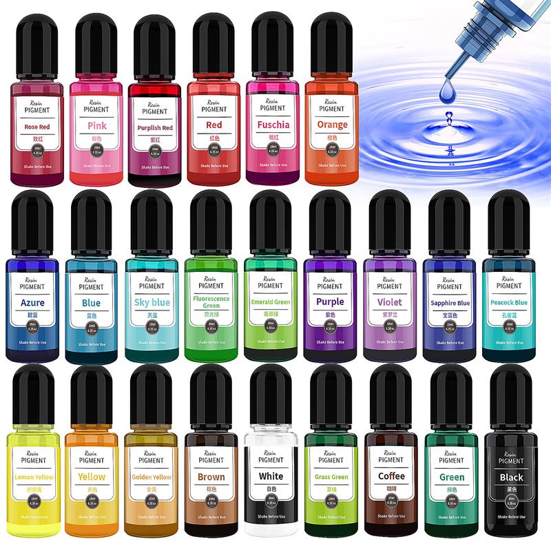 24 Kleur 10 ml/Fles Epoxyhars  - Resin Dye Alcohol recensie en prijs